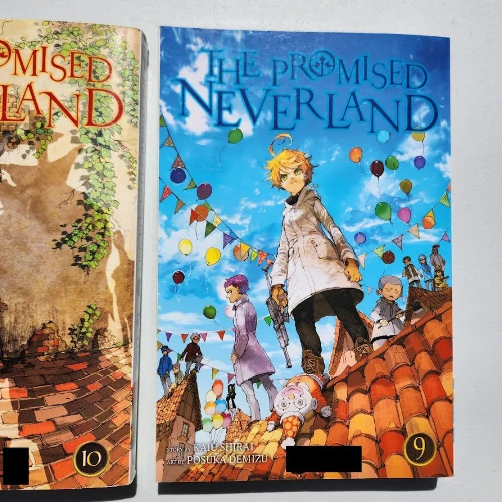 The Promised Neverland Book Bundle Volume 8 9 10 Kaiu Shirai Graphic Novel Books